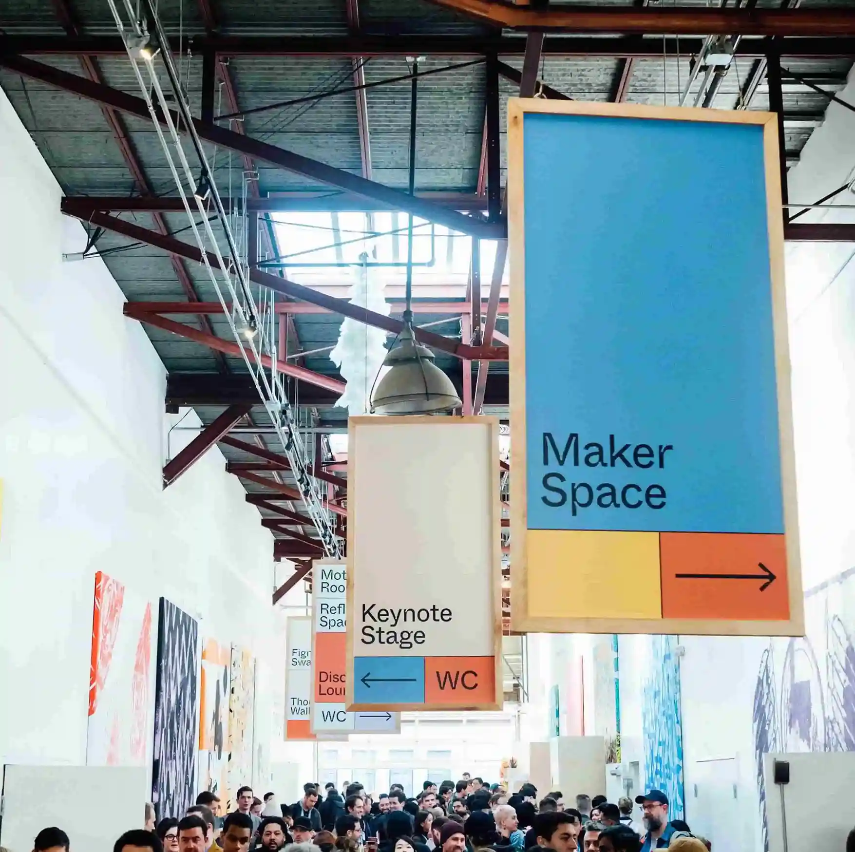 Sustainable signage for events