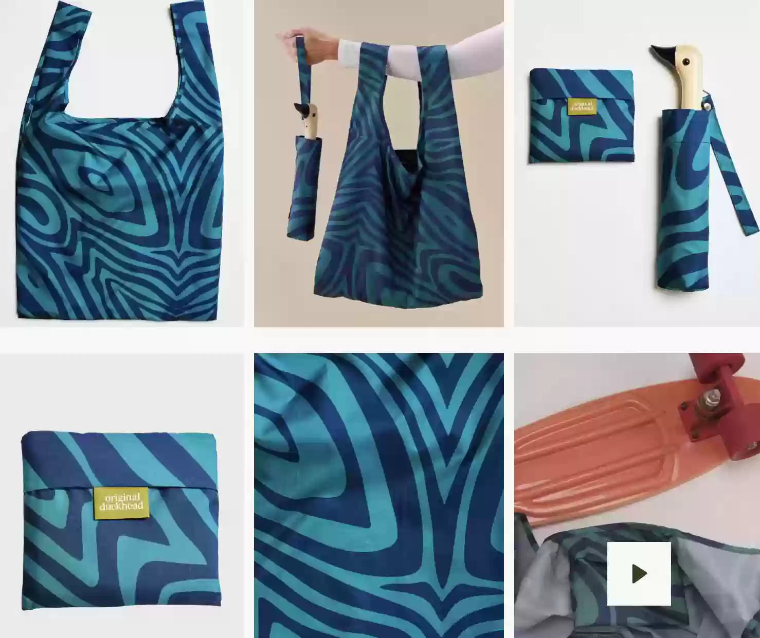 Reusable Bag - Water resistant and folds - 4978