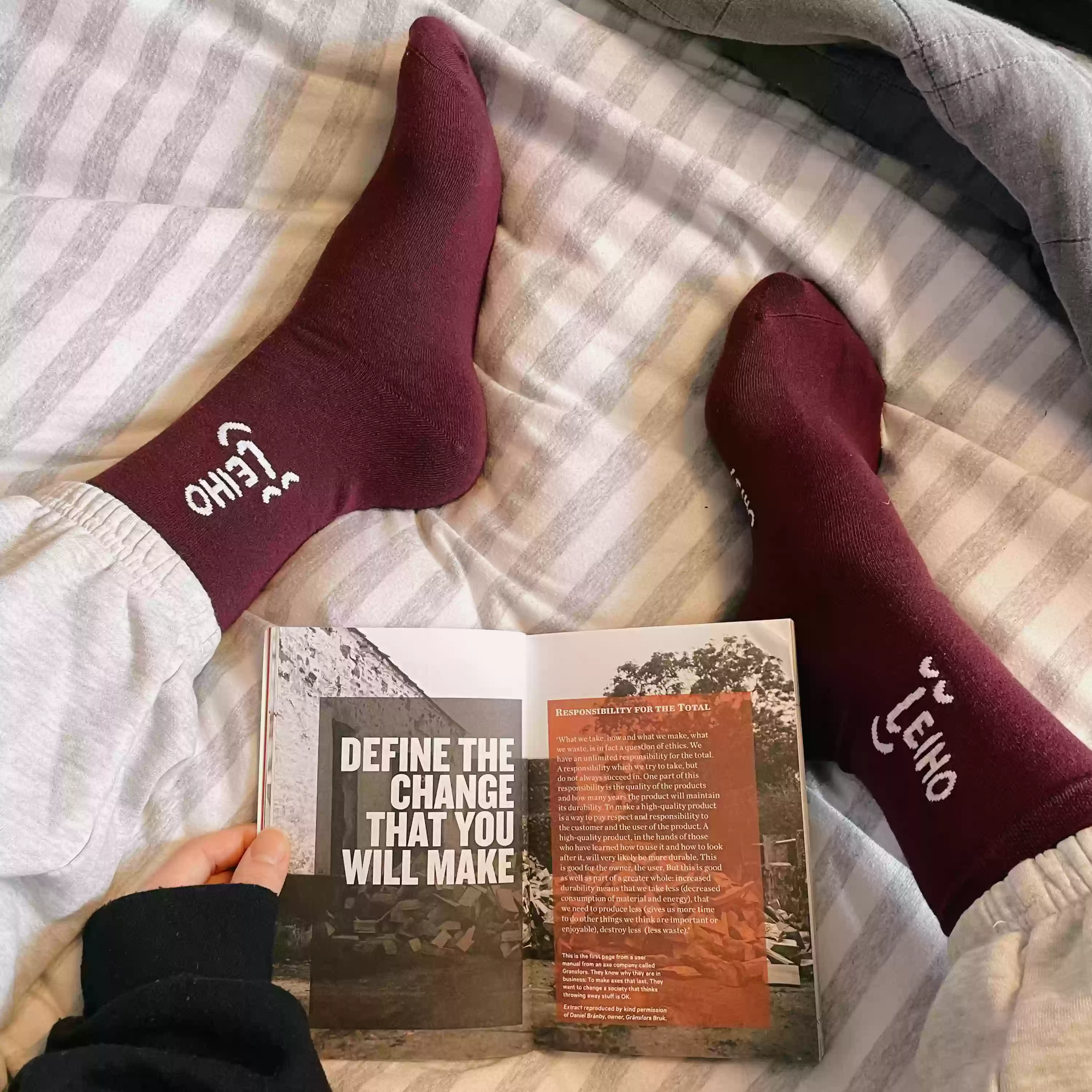 Bamboo Socks - Your Favorite Burgundy Red 