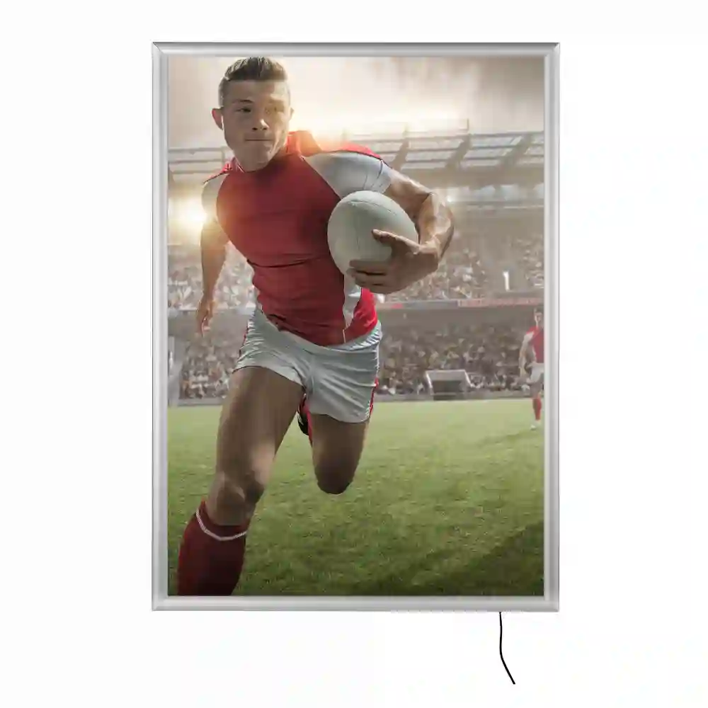 Back-Lit Lightbox football