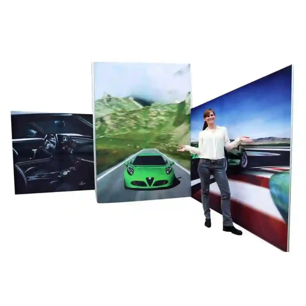 Edge-lit Tension Fabric Display Lightbox