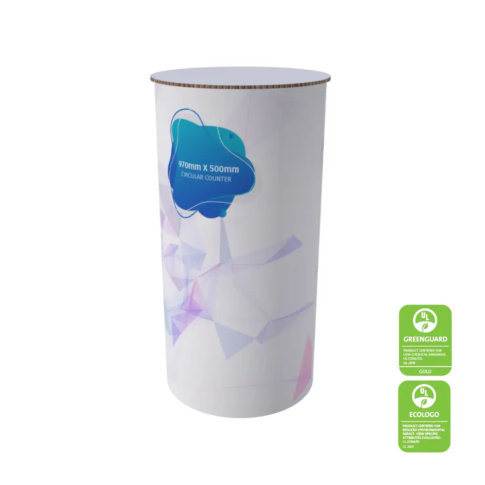 Round Eco Cardboard Plinth