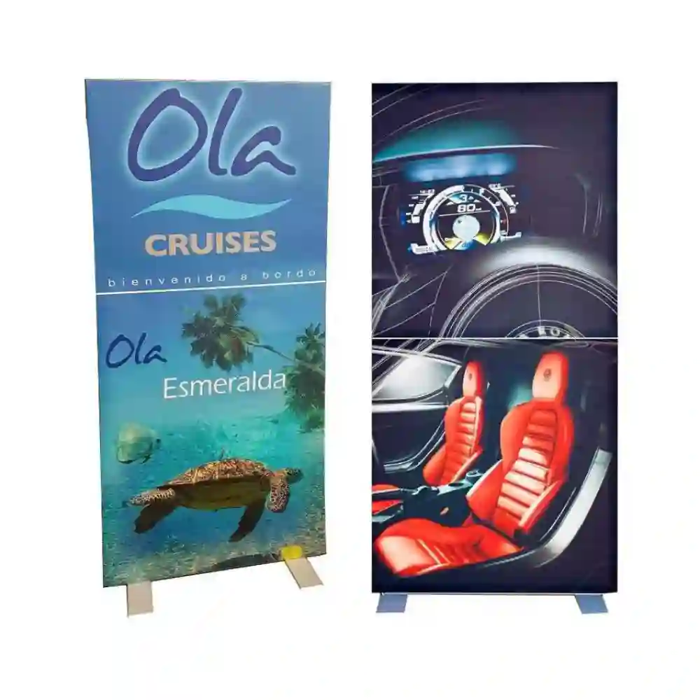 Edge-lit Tension Fabric Display Lightbox