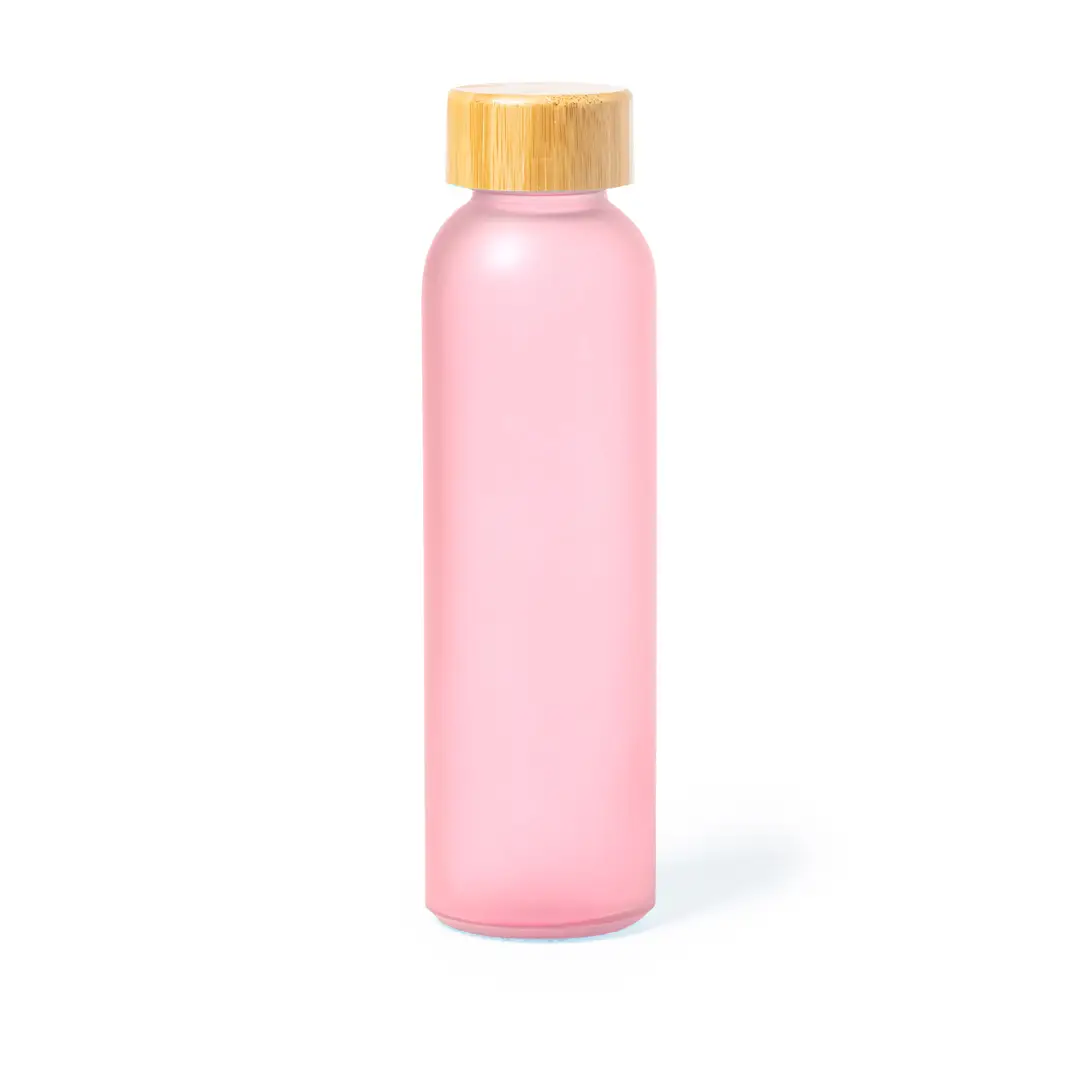 Glass Bottle with Bamboo Lid 500ml - 5616