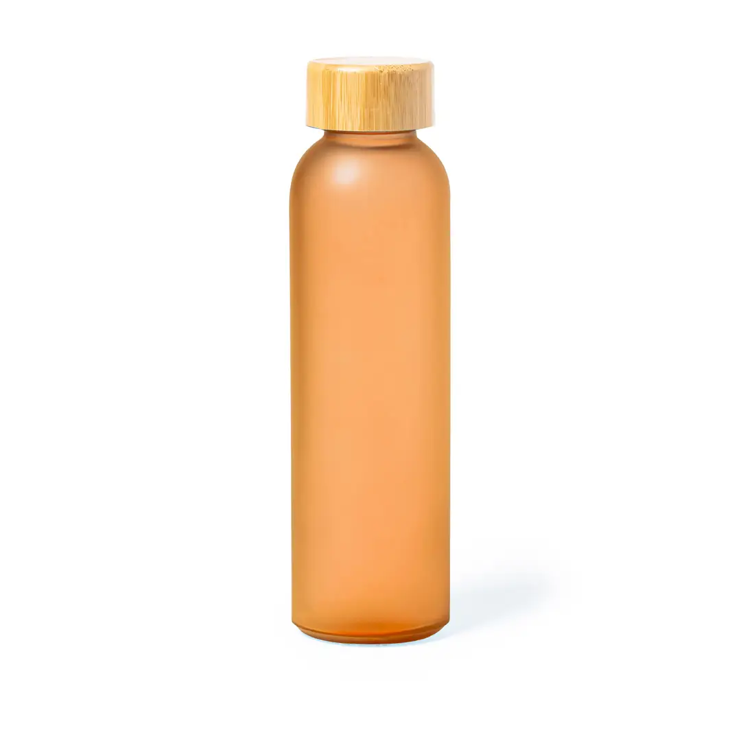 Glass Bottle with Bamboo Lid 500ml - 4258