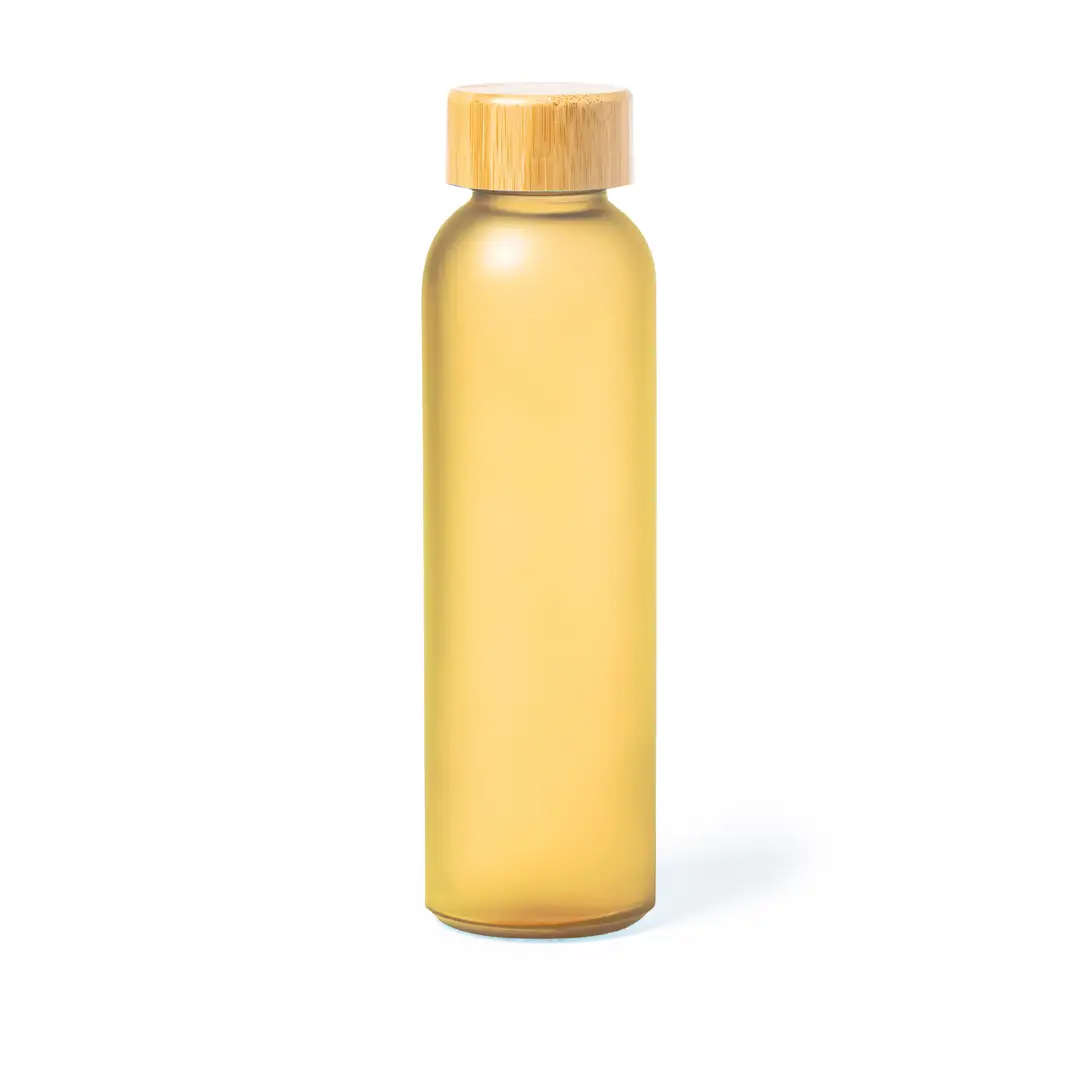 Glass Bottle with Bamboo Lid 500ml - 4470