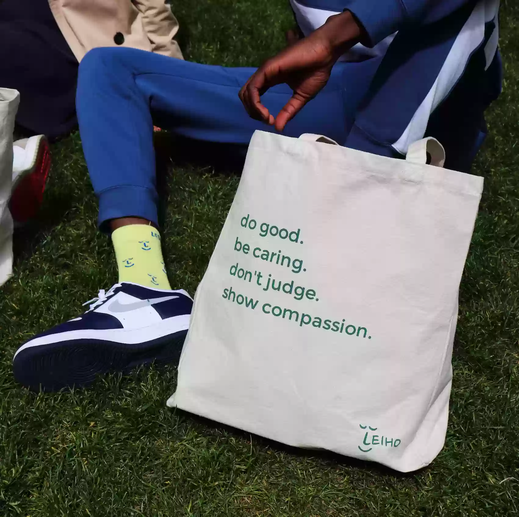 Premium Canvas Tote Bag - 'Do Good' Slogan Print - 3220