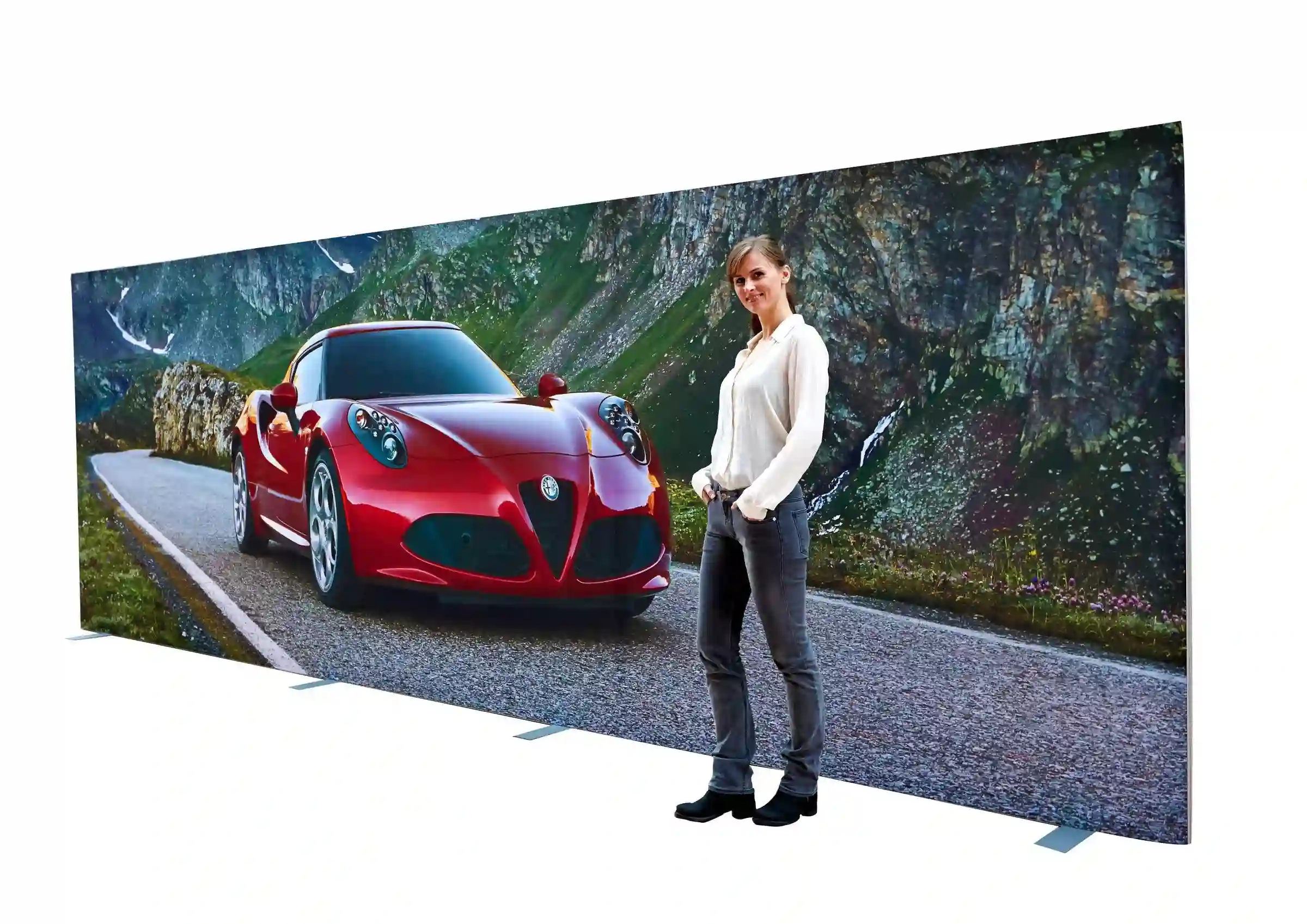 Edge-lit Tension Fabric Display Lightbox - 4730