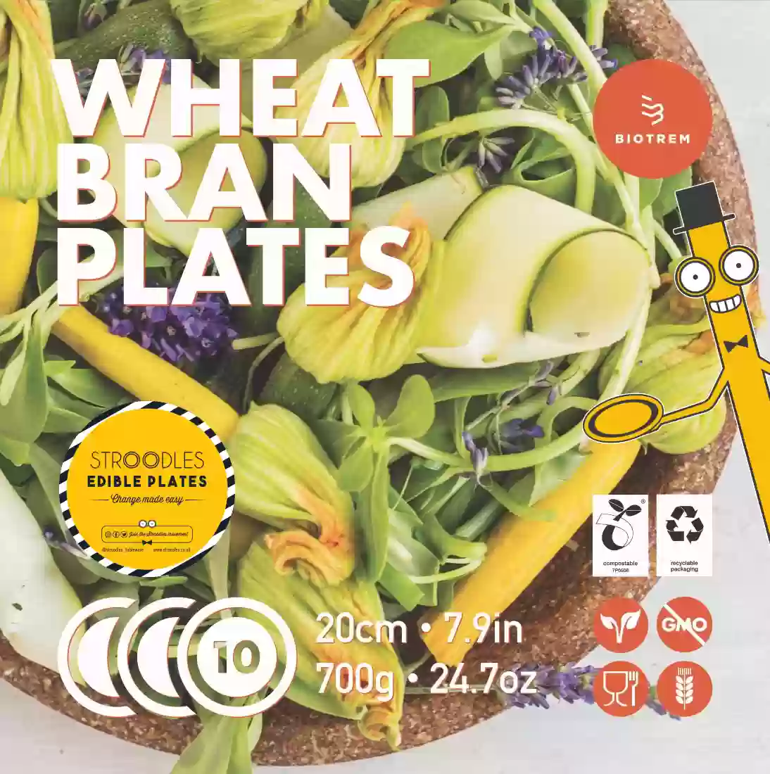 10 Edible Pasta Plates - 4434