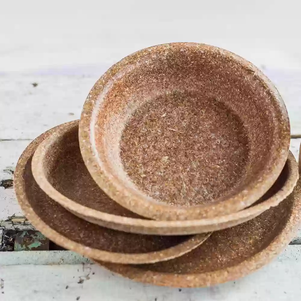 10 Edible Round Bowls - 9627
