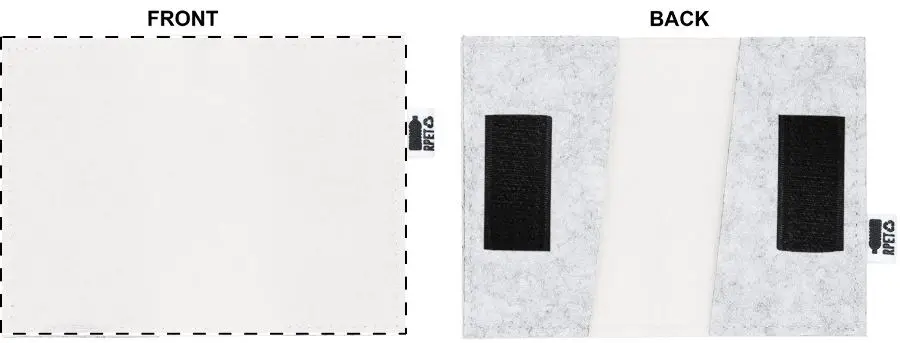 Custom RPET Felt Card Holder - 5202
