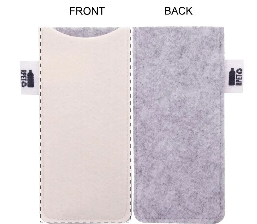 Custom RPET Felt Sunglasses Case - 6503