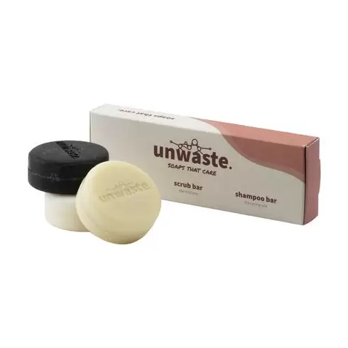Unwaste Soap Set : Soap, Scrub and Shampoo-3701