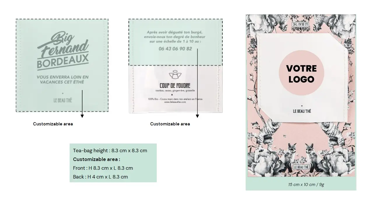 Organic Tea Packet Card Set - 8461