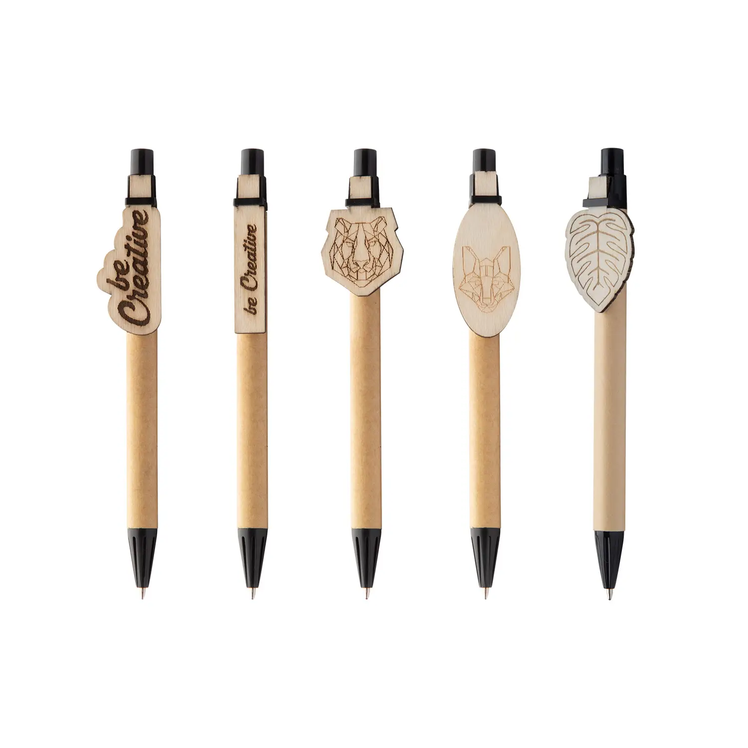 Sample pens with custom clip