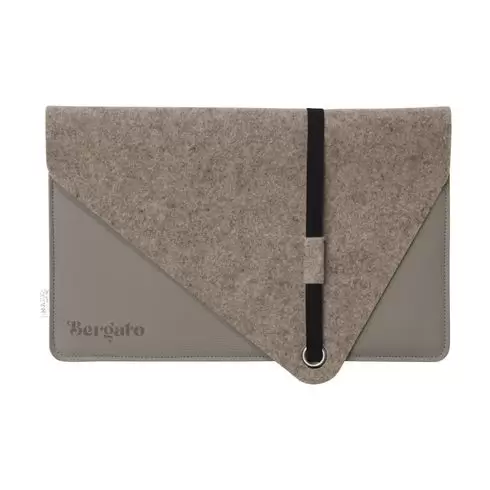 Laptop Sleeve 13 inch - Recycled Felt & Apple Leather -5308