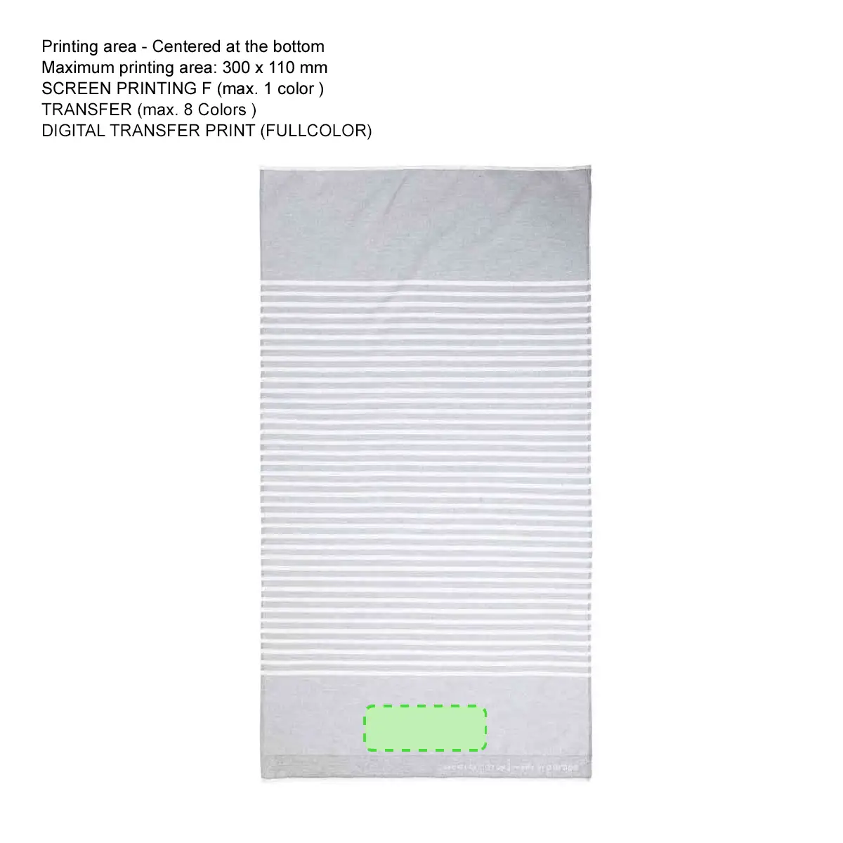 Recycled Cotton / Polyester Towel 330g - 6513