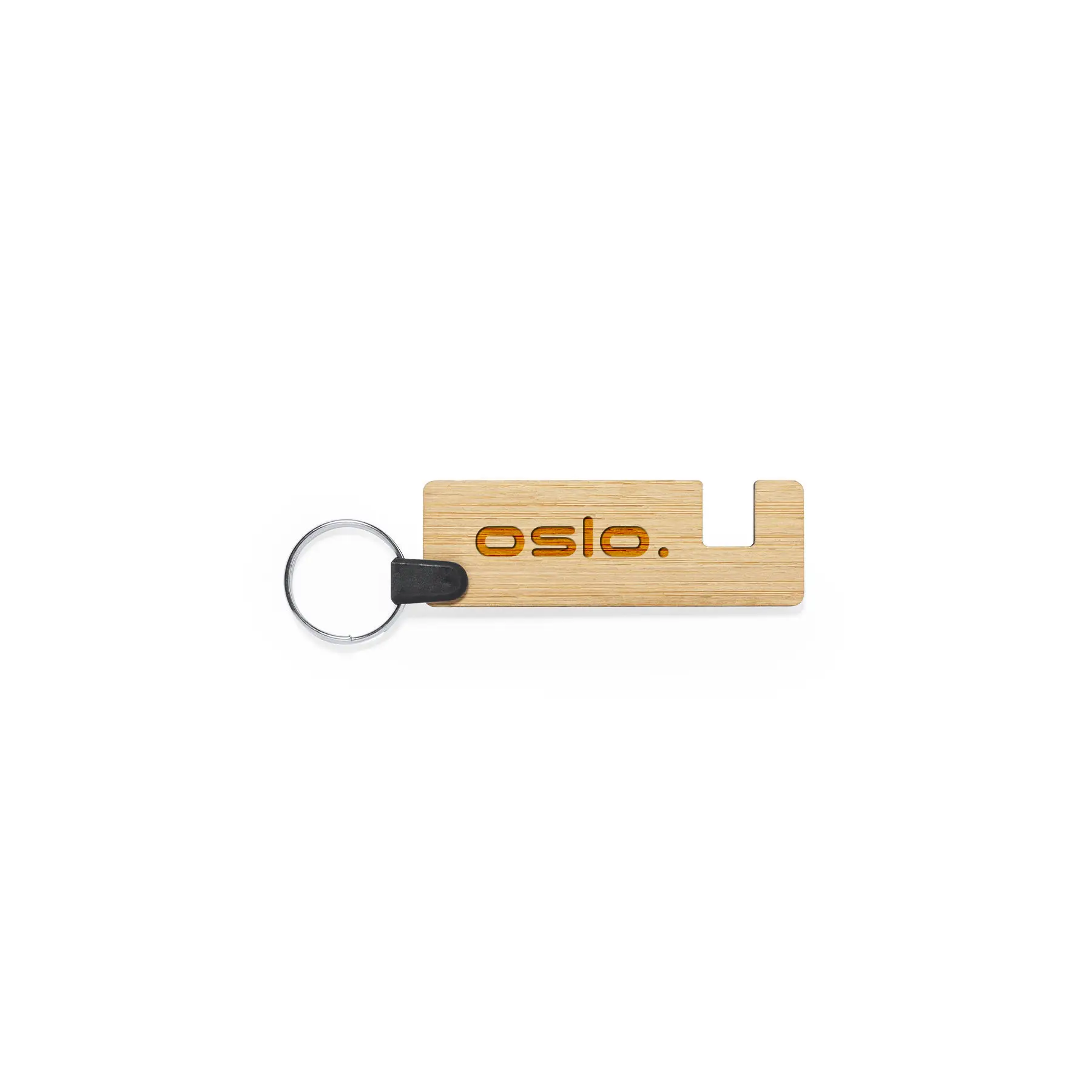 Bamboo Key Ring Smartphone Holder