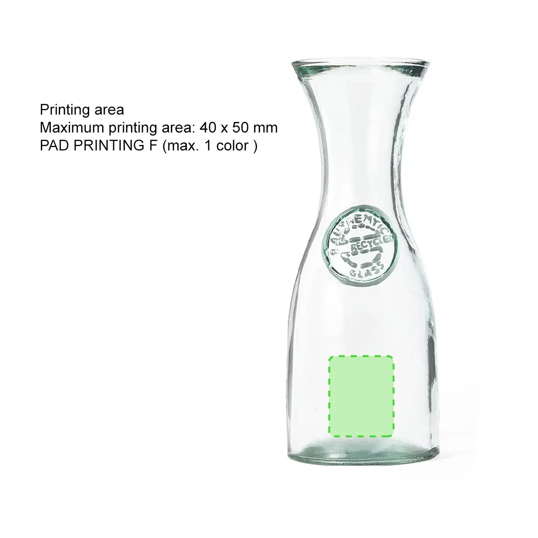 Recycled Glass Water Jar 800ml - 122