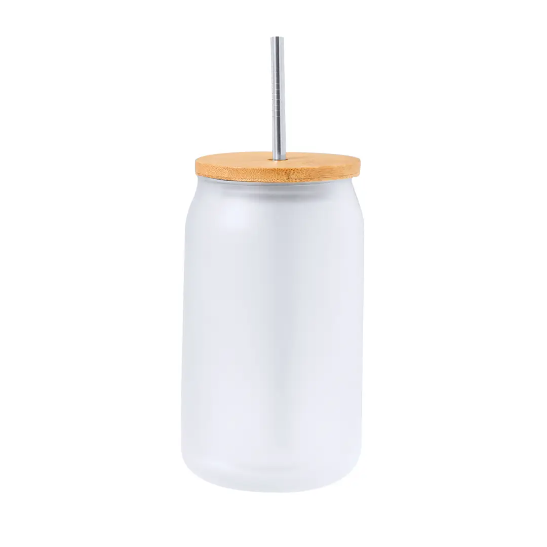 Sublimation Frosted Glass Jar 400ml