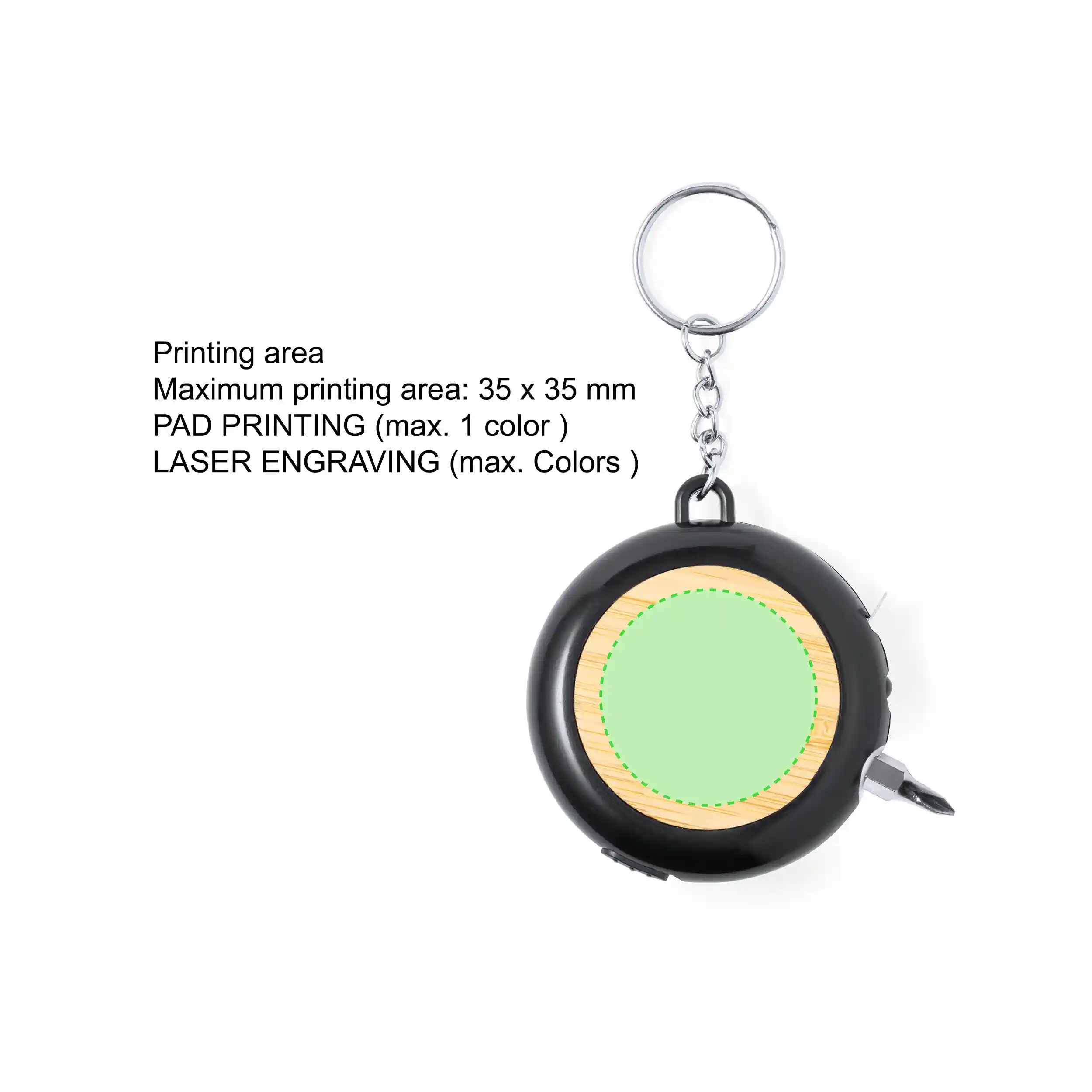 Bamboo Multitool Measure Tape - 8601