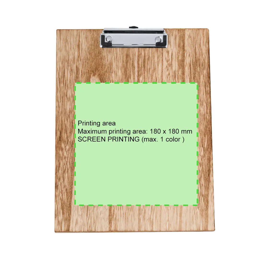 A4 Wooden Clip Board - 1609
