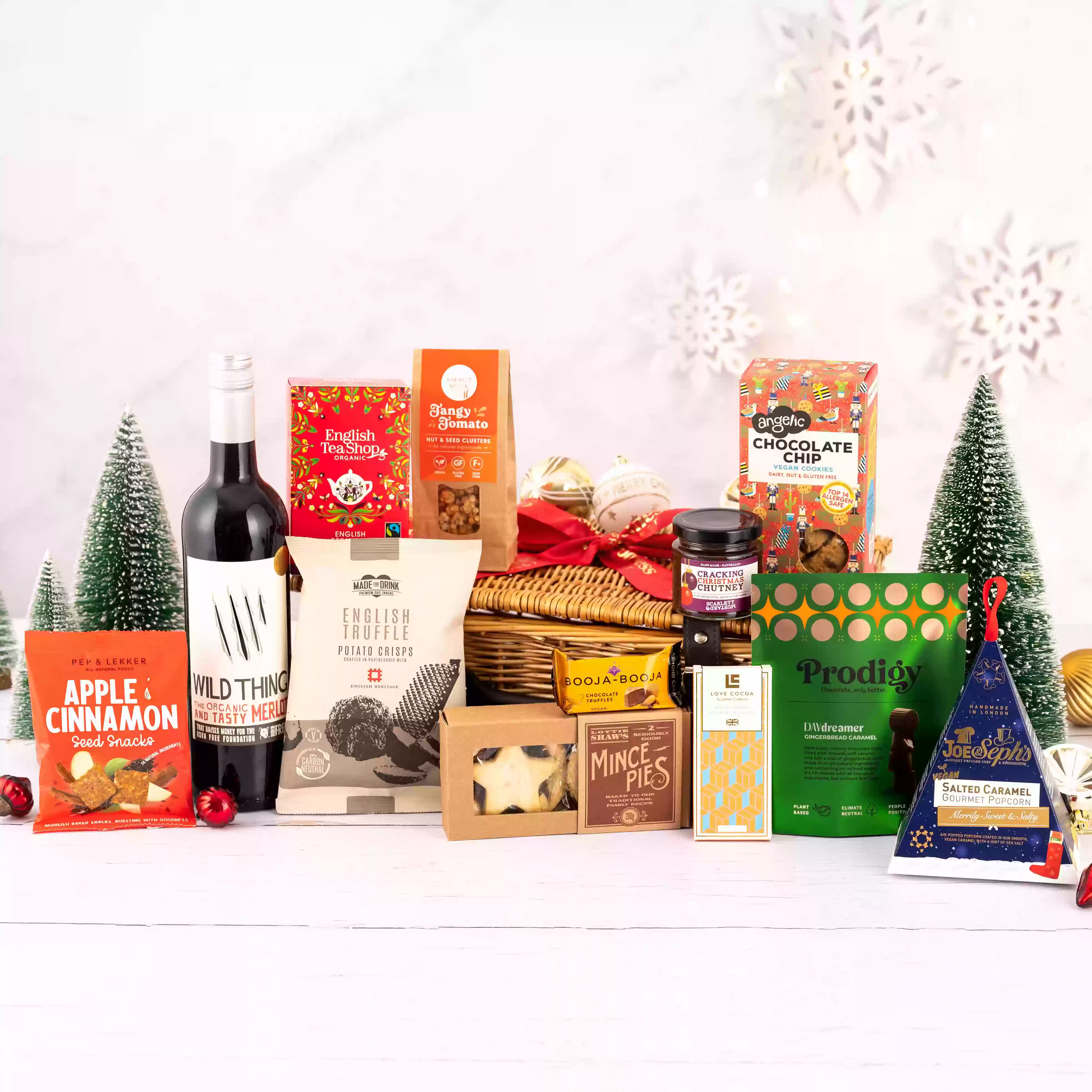 Artisan Christmas Wicker Hamper-6970