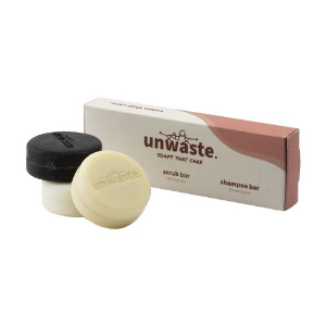 Unwaste Soap Set : Soap, Scrub and Shampoo - 2624
