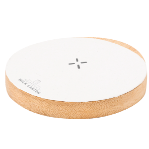 Recycled Milk Carton / Bamboo Wireless Charger