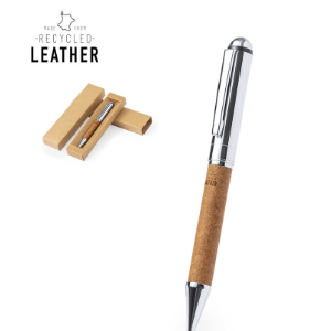 Recycled Leather / Metal Pen