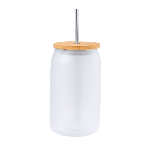 Sublimation Frosted Glass Jar 400ml