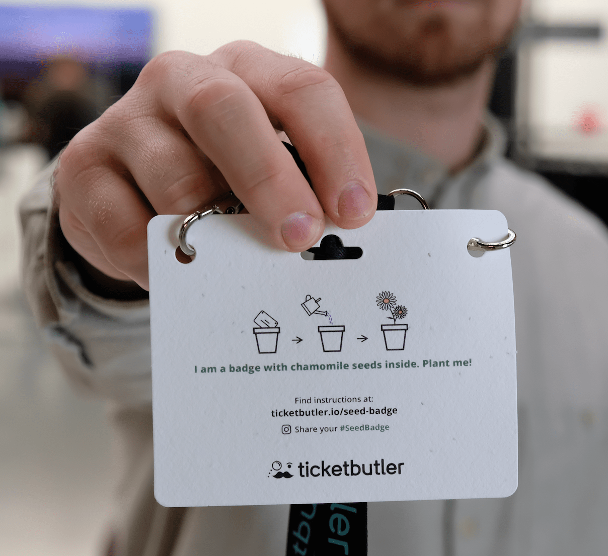 Plantable badges